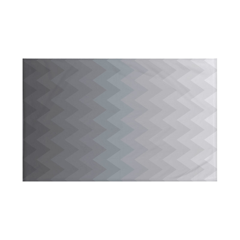 Depth Perception Throw Blanket, 60" L x 50" W, Steel Gray (Dark Gray)