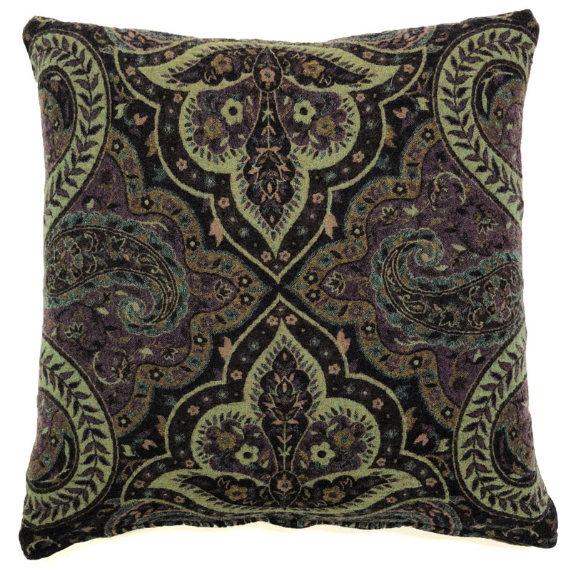 Neo Damask Wool Throw Pillow