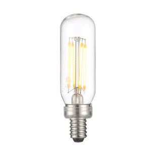 4 ampoules T6 à 25 W à intensité variable, lumière du jour (3000K) E12 / base candélabre