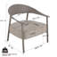 Ensemble de chaises d'appoint 2 pièces Modern-246833986