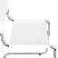 Chaise d'appoint Mart Stam Cantilever avec structure en acier chromé (différentes couleurs de cuir reconstitué)-638798499