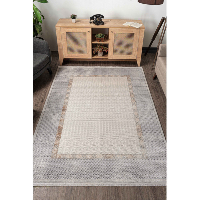 Naysa Solid Colour Area Rug, Rectangle 160 x 230cm