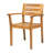 2 Wood Patio Seating Chairs, Collection For Backyard. , To Fading, 23.19 Inches Wide Armchairs, Model Garden. Easy Clean, 26.25 Armrest Height-2132040507