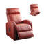 Similicuir inclinable électrique rouge-1378595421