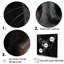 Oriental Elegance Black Cat Portrait - reproduction d'art sur toile-95894182-95894183
