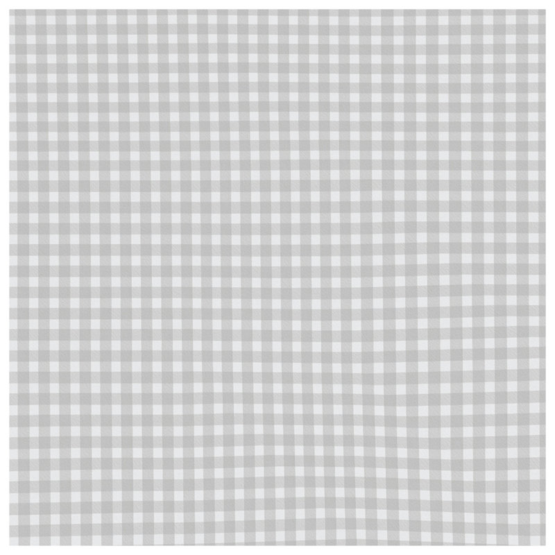 Gray Gingham Checkered Comforter, Twin