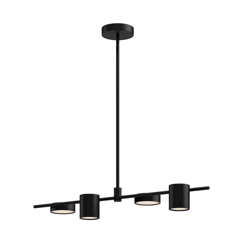 Jayden 4 - Light LED Pendant, Black