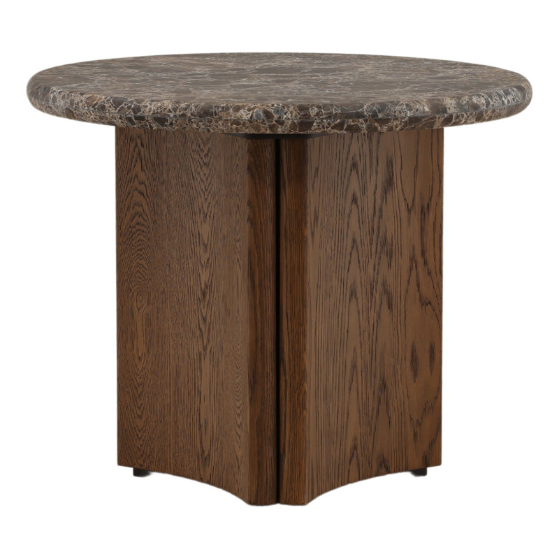 Oja Side Table, Dark Brown