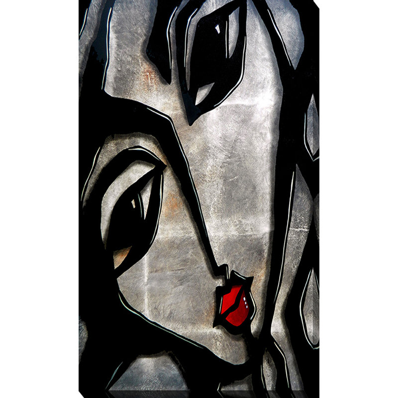 "rayures" par tom fedro, reproduction d’art sur toile tendue, H 30 po x l 18 po x P 1 po