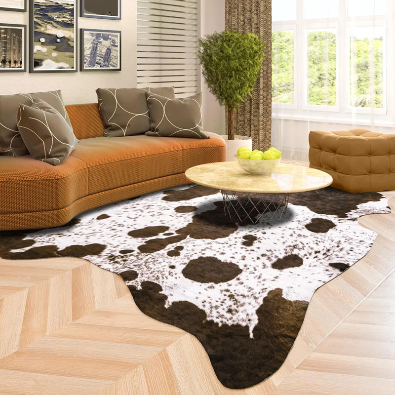 Animal Print Area Rug, Novelty 140 x 158 cm