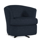 Swivel Barrel Chair