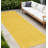 2' X 8' Yellow Non Skid Indoor Outdoor Runner Rug-414333663