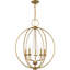 Lustre à 5 lumières Zayan-643109793