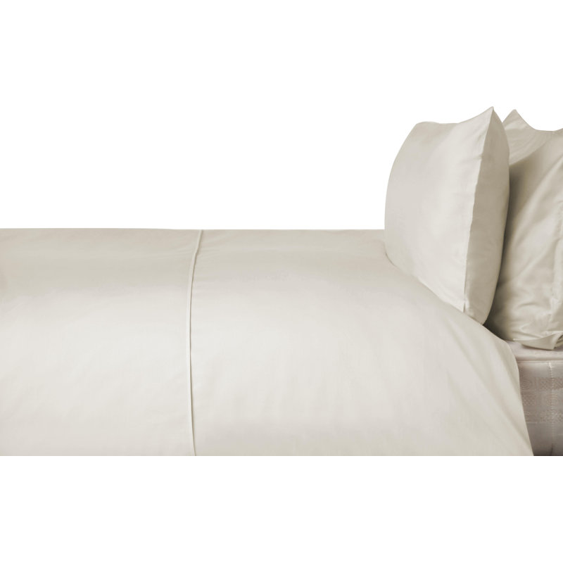 Solid Colour Duvet Cover, Double Duvet Cover, Ivory