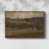 Walnut Floater Framed Canvas