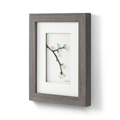 Spring Gray Wall Art - 8X10in
