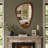 24"x36" Irregular Solid Wood Frame Decorative Mirror-1569818181