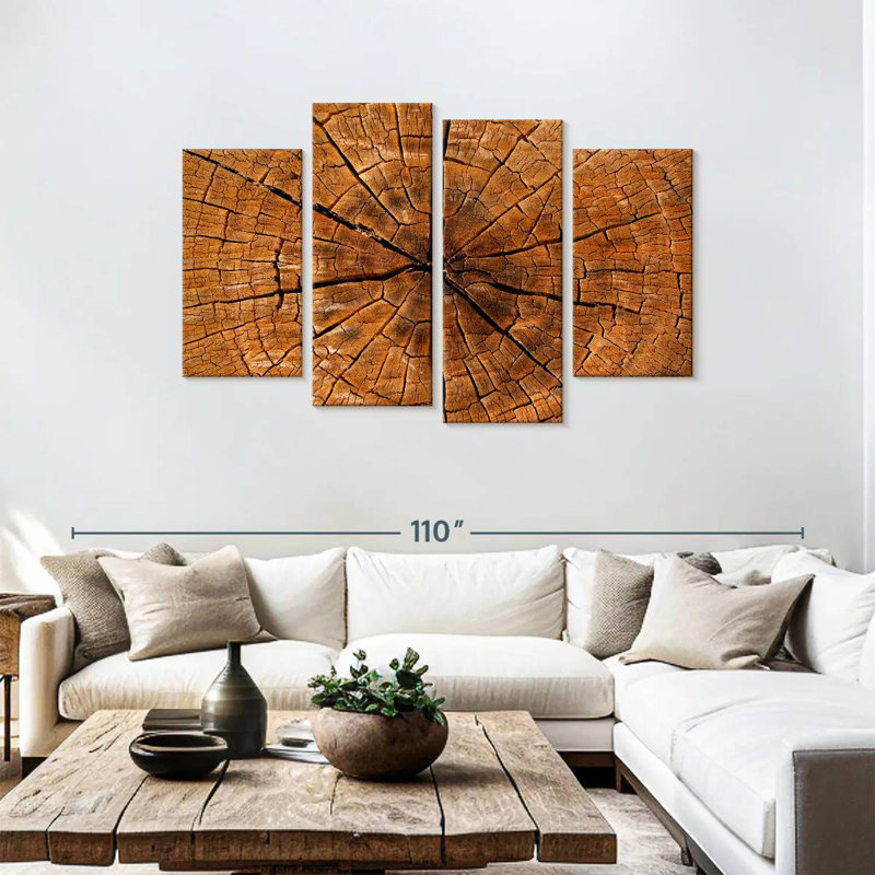 Harnek Magnified Tree Stump, 48'' H x 75'' W