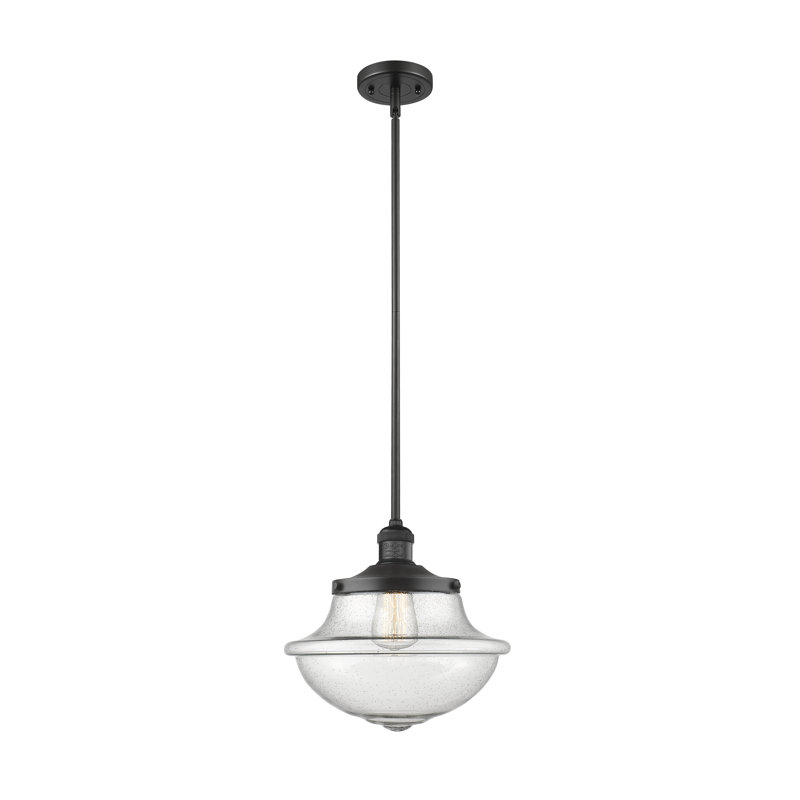 Blanding 1 - Light Single Pendant, Brushed Brass, Seedy
