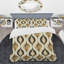 Ensemble de housse de couette moderne brun et beige Ogee Patterns II-109155976
