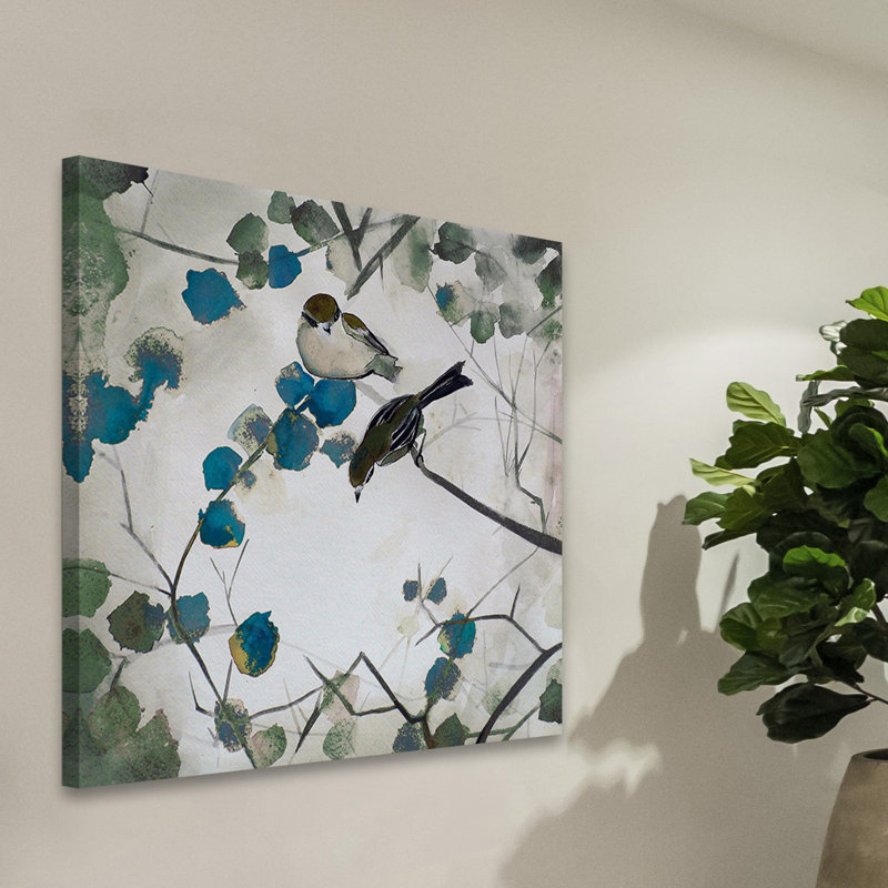 « automne cool » par christine lindstrom, reproduction d’art sur toile tendue, H 24 po x l 24 po x P 1,5 po