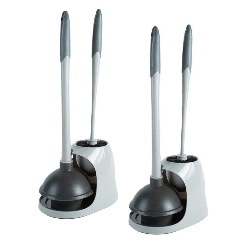 Ensemble de 2 bols et piston Bath-Bliss de Bath Bliss en gris