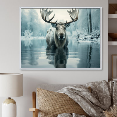 " Blue Blue Moose Arctic Reflection "