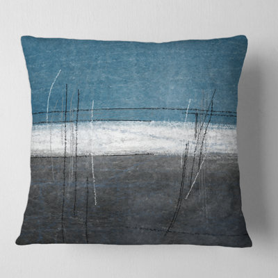 Abstract Throw Pillow