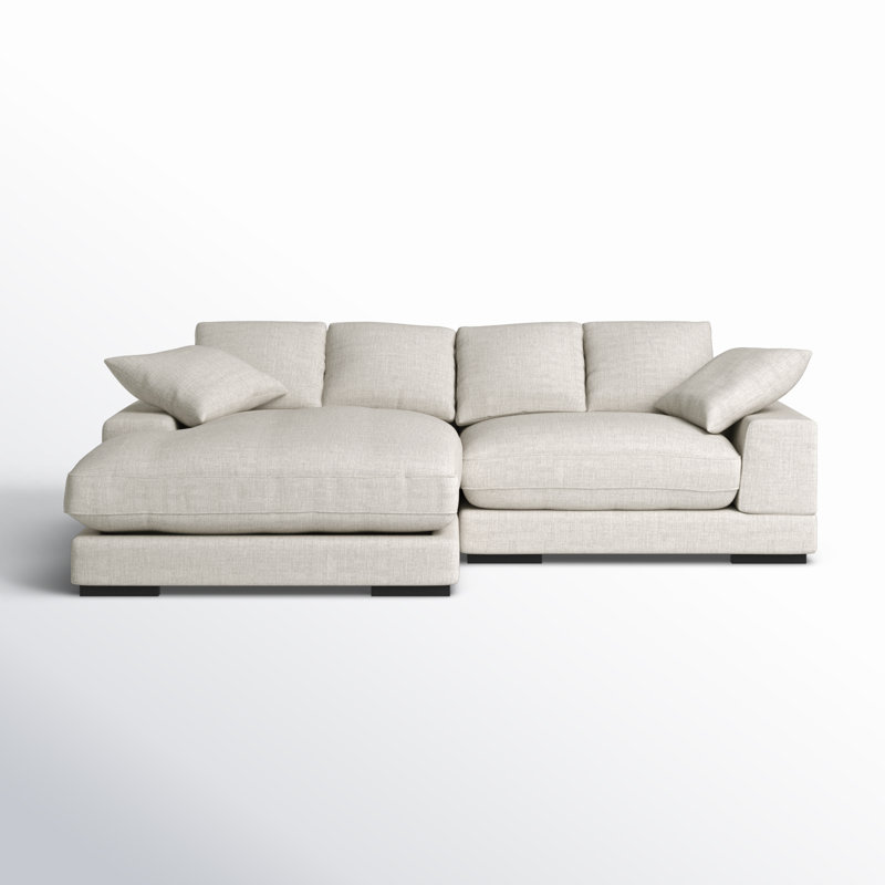 Plunge Sectional, Beige Linen
