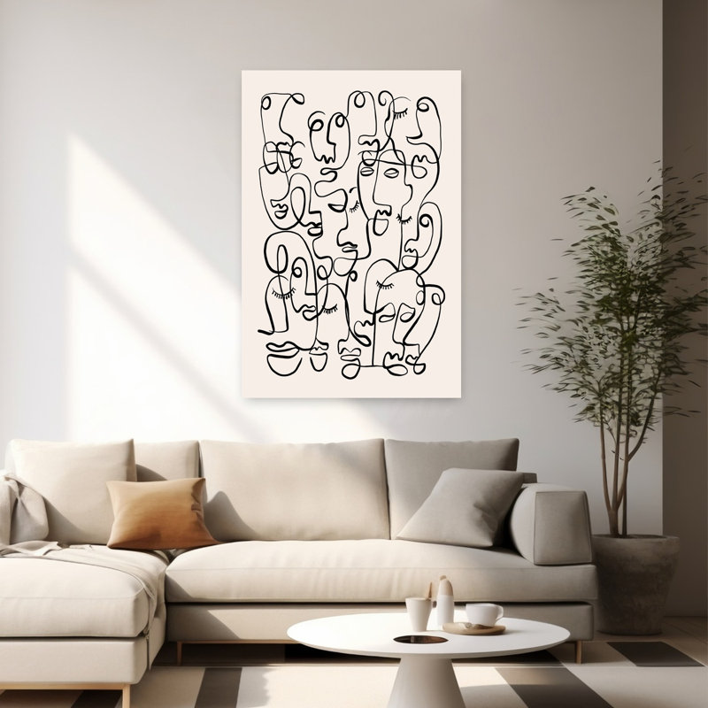 Art contemporain, art contemporain minimaliste abstrait, H 60 po x l 40 po