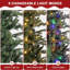Arbre de Noël artificiel 5/6/7 / 7,5 pi avec lumières blanc chaud et coloré, 8 modes-884214038
