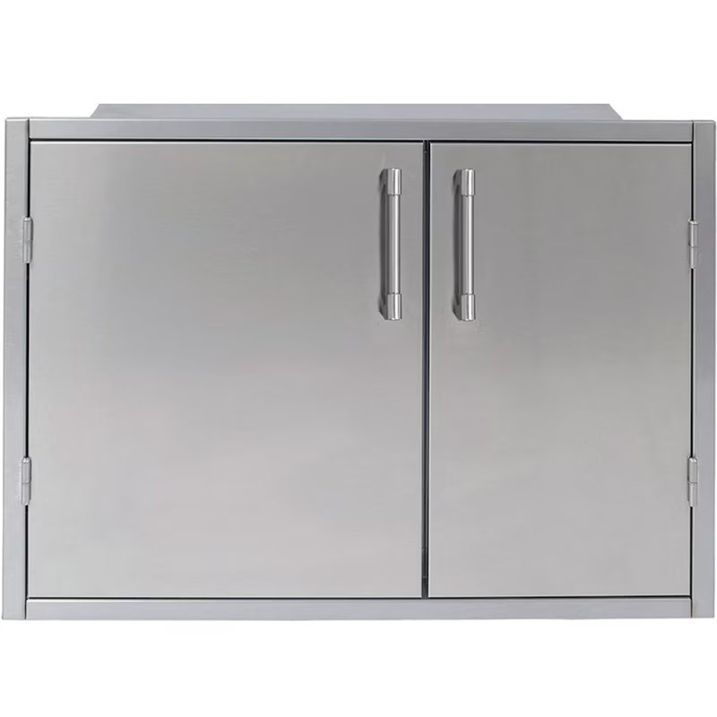 30" Low Profile Stainless Steel Dry Storage Cabinet