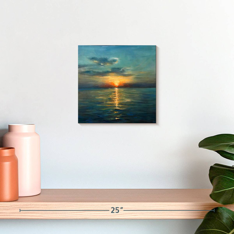 Gillard Bright Ocean Sunset, H 10 po x l 10 po