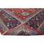 High-Quality Hand-Knotted Red And Navy Area Rug