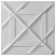 19.7" x 19.7" PVC 3D Wall Paneling
