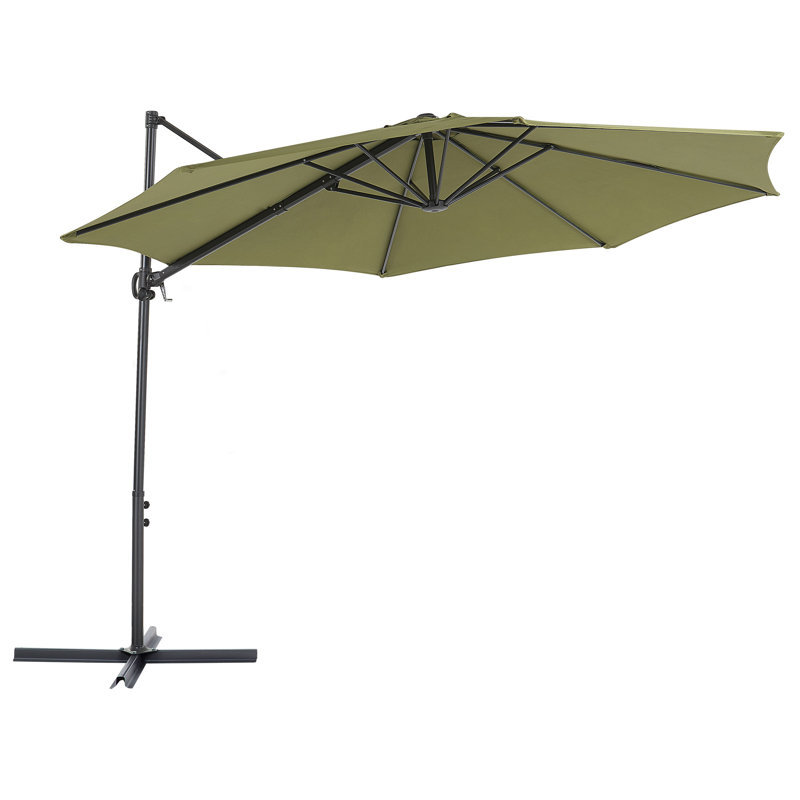 Andries 295cm Cantilever Parasol, Green