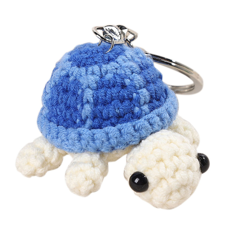 Porte-clés en forme de tortue porte-clés, Bleu