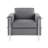 Vasek Faux Leather Club Chair-20119131