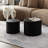 Round Coffee Table Set With Handcrafted Design,Solid-1994425078