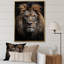 «Mohni Animal Angry Lion», reproduction sur toile-869847688-869847699