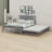 Platform Bed With Adjustable Trundle