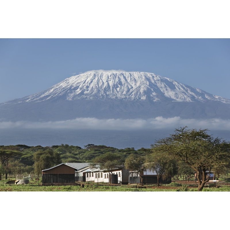 Oddger Kilimanjaro par - Photographie de toile tendue, H 8 po x l 12 po