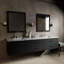 Ensemble de meuble-lavabo double 84 po avec miroir-82339690-82339691