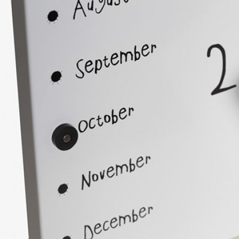 Magnetic Metal Photo Memo Board, White