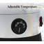 Chauffe-table en acier inoxydable 21,7 po