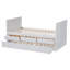 Lit de jour simple avec couchette Keighly-391343326