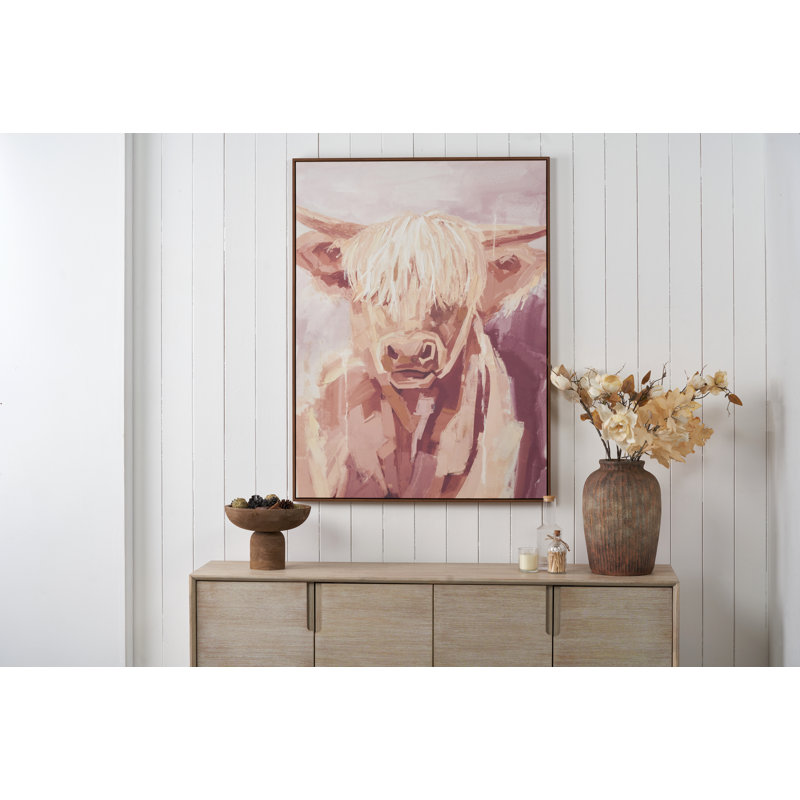 Wrapped Canvas Painting, Mulberry