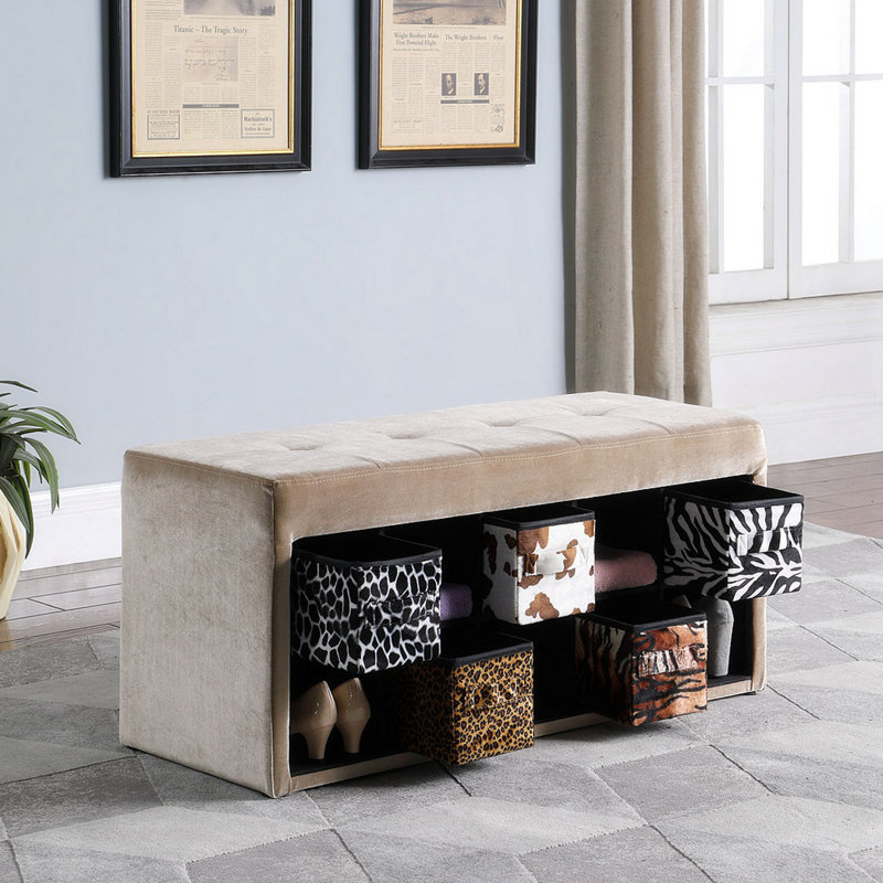 Banc rembourré 100% polyester Aftan