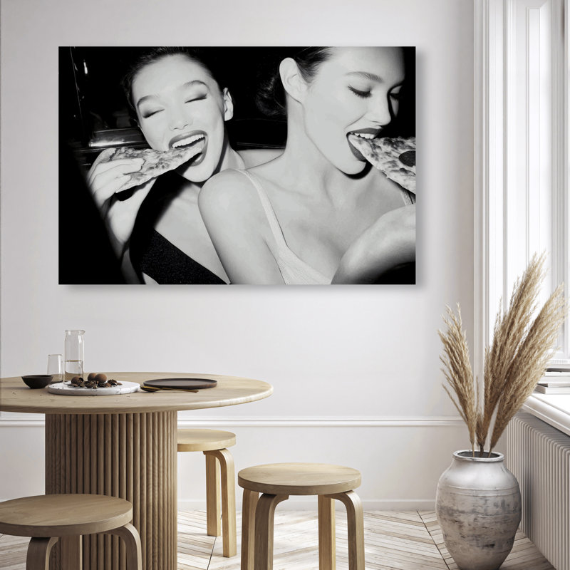 Midnight Mozzarella Print by Oliver Gal, 10"H x 15"W, Gallery Wrapped