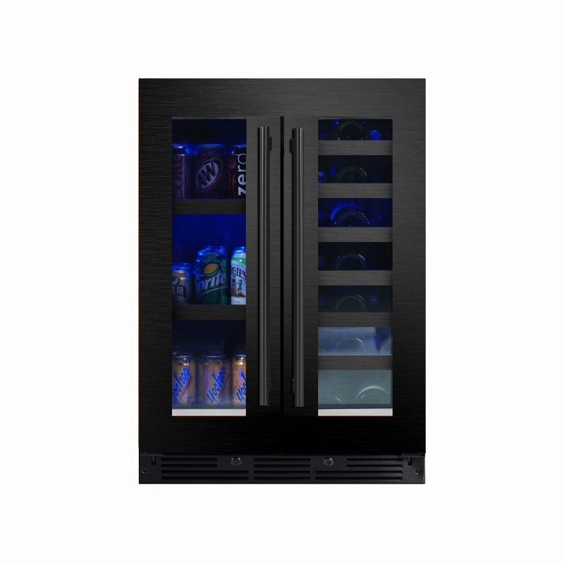 XO Appliance 23.88'' W Built-In Beverage Cooler with Wine Storage